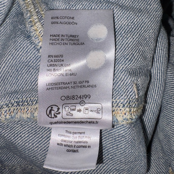 Free People We The Free Palmer Cuffed Jeans, La La Land. - Picture 9 of 13